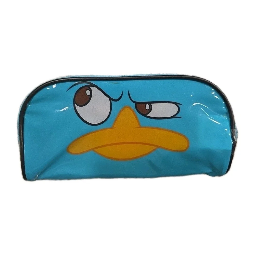 Disney Phineas‎ and Ferb Cartoon Show Kid School Crayon Perry PENCIL POUCH CASE